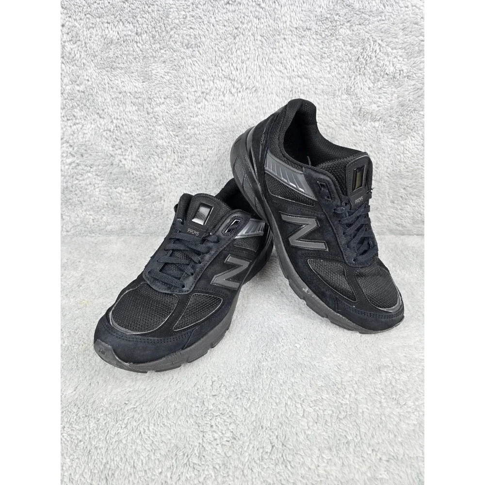 New Balance 990v5 Triple Black M990BB5 Men's Size 10 2E Wide Running Shoes Made